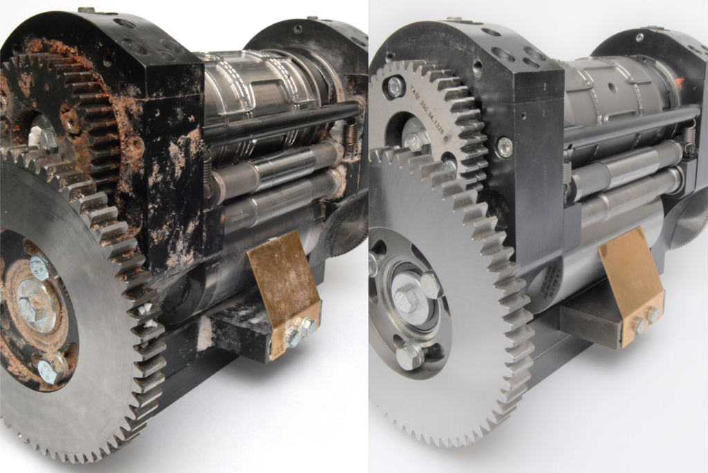 Overhaul and Repair of Critical Machine Component - Before and After